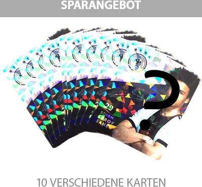 Produktbild von REWE WM 2022 Sammelkarten - 10 verschiedene GLITZER Karten