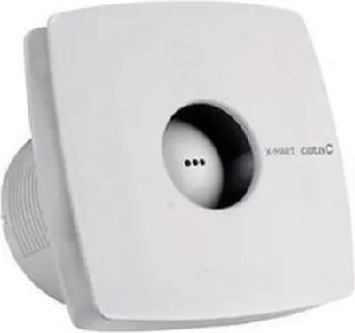 A white ventilation fan is shown against a white background.