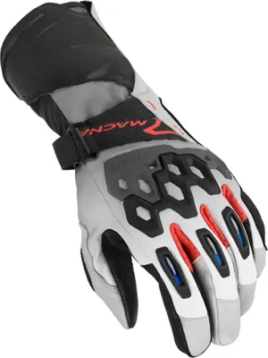 Image de Gants de moto Macna Tanamax, gris/noir/rouge, S