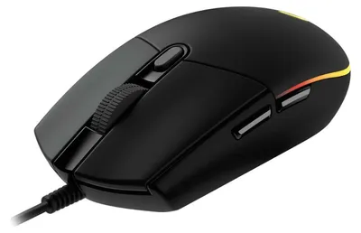 Zdjęcie produktu dla Logitech G 910-005823, Po prawej stronie, USB Typu-A, 8000 DPI, 1 ms, Czarny