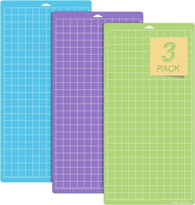Imagen del producto de Juego de láminas de corte, de 3 piezas, 61 x 30,5 cm, para papel, vinilo y tela