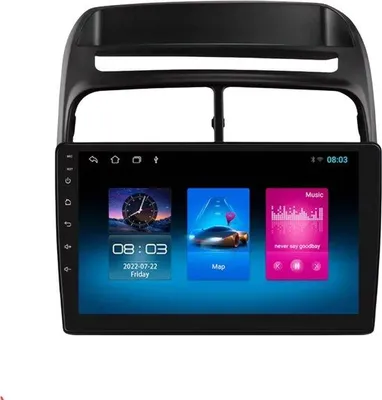 Immagine prodotto di Autoradio con Bluetooth e CarPlay per Fiat Linea (2007-2012) – compatibile con Apple e Android – impianto stereo con sistema di navigazione – memoria da 1 GB/16 GB
