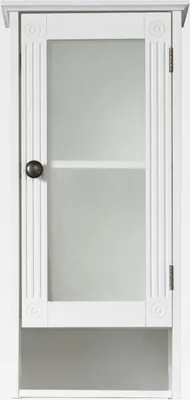 Produktbild von Badezimmerschrank Badmöbel Hängeschrank weiß (B x H x T) 32 cm x 68 cm x 22,5 cm