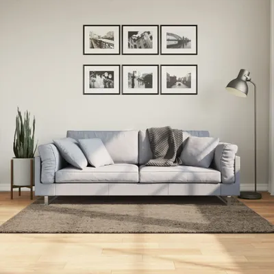 Produktbild von Teppich ISTAN Hochflor Glänzend Grau 120x170 cm 375676
