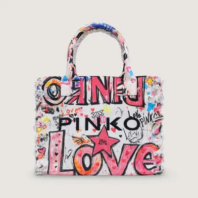 Image de Pinko Beach Shopper Couleur Multicolore