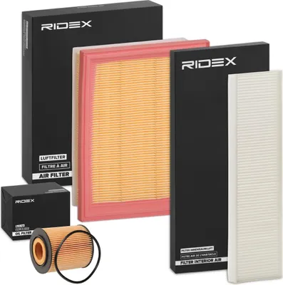Produktbild von RIDEX Filterset Inspektionspaket Filtersatz für MINI Cabrio (R52)