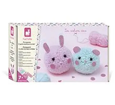 Image de Pompons - 2 Petits Animaux