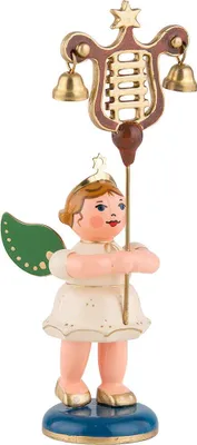 Produktbild von Engel mit Lyra (6,5cm) von Hubrig Volkskunst