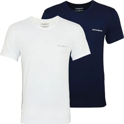 Obrázok produktu pre Emporio Armani Košele 2 Pack T-Shirt V-Neck Shortsleeve