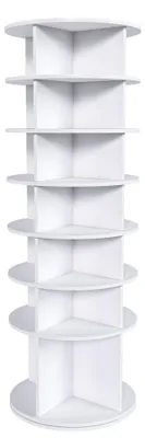 Immagine prodotto di Scarpiera, design girevole a 360°, capacità fino a 28 paia, colore bianco