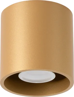 Produktbild von Deckenleuchte ORBIS 1 golden 1xGU10 10W Stahl 10x10x10cm Sollux Lighting