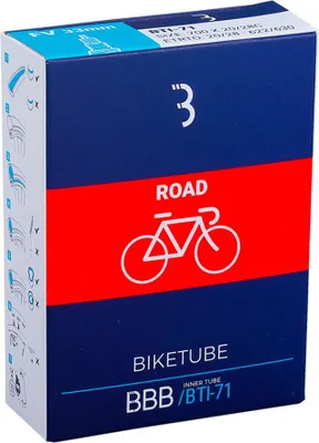 Produktbild von BBB Cycling BBB Schlauch FV 700x20/28C schwarz 700x20/28C - pannensicherer Re...