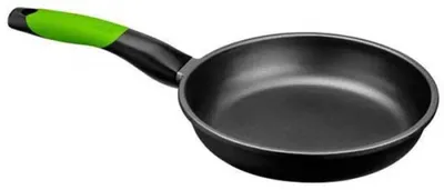 Produktbild von BRA A121454, Rund, Allzweckpfanne, Schwarz, Grün, PTFE, Aluminium, Gas, Induktion