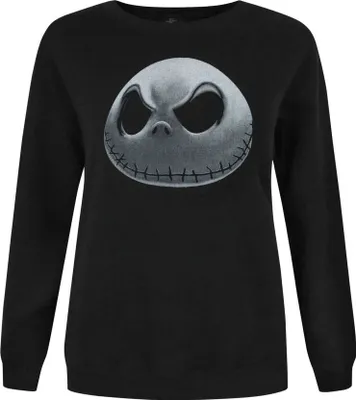 Obrázok produktu pre Dámsky sveter Nightmare Before Christmas s motívom Jacka Skellingtona NS4249 (S) (čierny)