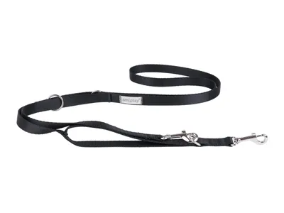Produktbild von Verstellbare Hundeleine 7 in 1 SAMBA, Schwarz S