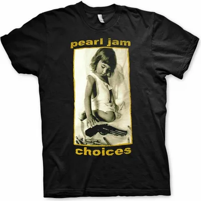 Produktbild von Pearl Jam - "Choices" T-Shirt für Herren/Damen Uni RO4234 (XL) (Schwarz)