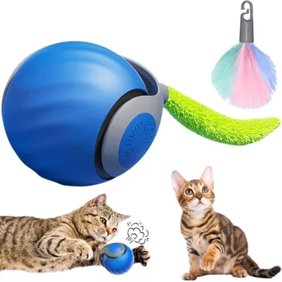 Immagine prodotto di Palla giocattolo interattiva Poxtedsr, accessori per gatti, giocattolo per gatti da interno