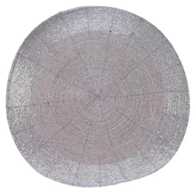 Image de Set De Table Rond Argenté