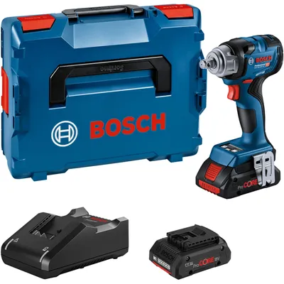 Productafbeelding van BOSCH Professional 06019L5002 BOSCH Professional GDS 18V-330 HC Akku-Schlagbohrschrauber-Set 18,0 V, mit 2 Akkus