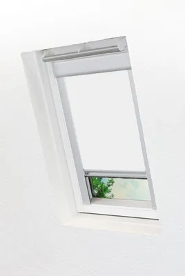 Produktbild von Lysel - Qualitätsdachfensterrollo abdunkelnd reinweiß Rollo geeignet für Velux Dachfenster C 04, 6, (B x H) 38.30cm x 74cm in weiß/reinweiß