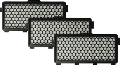 Produktbild von vhbw 3x Staubsaugerfilter Ersatz für Miele SF-AAC50, SFAH50, 9616280, 9616286, SF-AA50, SF-AH50 für Staubsauger - HEPA Abluft-Filter Schwarz Weiß
