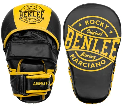 Image de Patte à main en cuir ABINGTON LEA Black/Yellow one size BENLEE