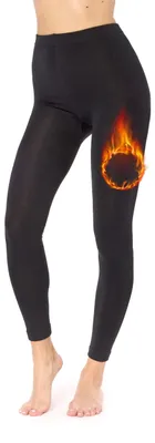 Imagen del producto de Merry Style - Leggings térmicas para mujer, forradas, modelo MS-ATX-441 (negro, talla M/L)
