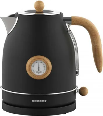 Produktbild von Klausberg Wasserkocher KB-7907 1,7L mit Thermometer schwarz