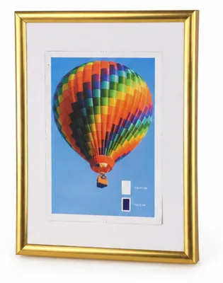 Produktbild von Ideal Life Kunststoff Bilderrahmen Wanddeko Collage Poster Bilder Foto Rahmen - Farbe: Gold | Format: 13x18
