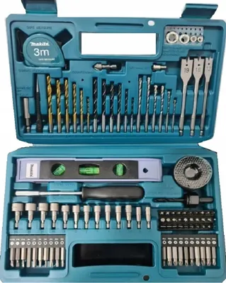 Image de Makita Kit de forets et embouts, 102 pces 102 pces - Kit de forets/embouts