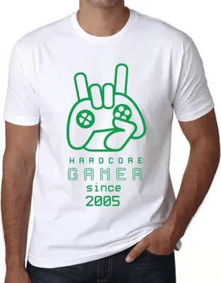 Produktbild von Herren Grafik T-Shirt Hardcore-Joystick-Gamer seit 2005 – Hardcore Joystick Gamer Since 2005 – Geschenk 19. Geburtstag Jahrestag 19 Jahre Jubiläum 19