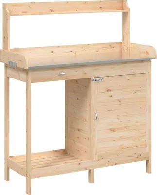 Obrázek produktu pro Přesazovací stůl se skříňkou 110,5x45x124,5 cm masivní jedle