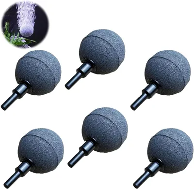 Produktbild von Luftstein für Aquarium, 6 Stück, Sauerstoffdiffusor, für Teiche und Nano-Aquarien
