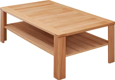 Produktbild von Couchtisch, 1 Ablageboden, Gestell Kernbuche massiv NEWTON-36