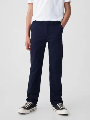 Obrázok produktu pre GAP Khaki, rovné strečové nohavice pre deti vo veľkosti 10
