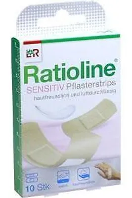 Produktbild von RATIOLINE sensitive Pflasterstrips in 2 Größen