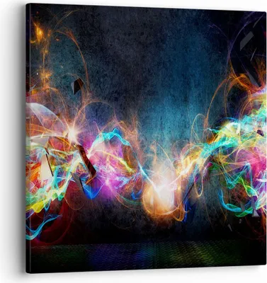 Produktbild von Bild auf Leinwand - Leinwandbild - Abstraktion modern - 40x40cm - Wand Bild - Wanddeko - Wandbilder - Leinwanddruck - Bilder - Kunstdruck - Wanddekoration - Leinwand bilder - Wandkunst - AC40x40-3512