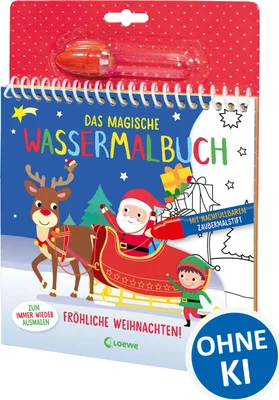 Produktbild von Das magische Wassermalbuch - Fröhliche Weihnachten!