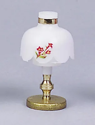Produktbild von Tischlampe mit Messingfuß, für Puppenhaus