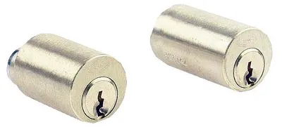 Image de Jeu de cylindre longueur de 45mm laiton poli pour serrure VEGA fourni avec 3 clés - JPM - 833745-01-0A