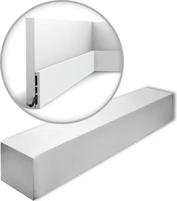 Immagine prodotto di Modanature per pavimenti Orac Decor AXXENT SX163-RAL9003-box 1 cartone con 26 modanature decorative 52 m
