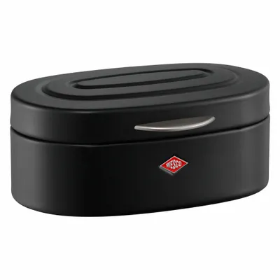 Zdjęcie produktu dla Pojemnik na chleb Wesco Mini Elly, pojemnik na chleb, przechowywanie, blacha stalowa, metal, czarny mat, 236001-73