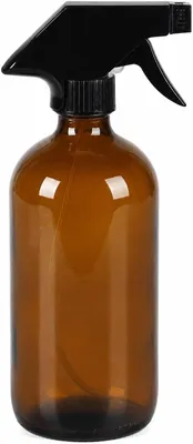 Imagen del producto de Pulverizador de vidrio, recargable, de 500 ml, color ámbar, para el cuidado de plantas
