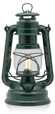 LED Sturmlaterne 276 Moosgrün, dimmbar, 150 Lumen