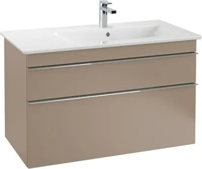 Produktbild von V&B Möbelwaschtisch VENTICELLO 100x50cm, m HL, m Überlauf, rechts, weiß