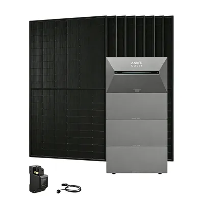 Produktbild von Powerness® Balkonkraftwerk mit Speicher,Anker SOLIX Solarbank 3 E2700 Pro Speicher mit 3x BP2700 Erweiterungsakku,8x 500W Module & Smart Meter 0% VAT