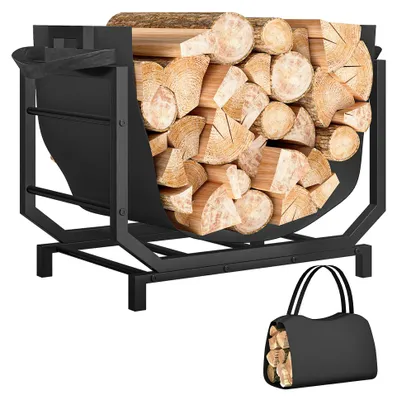 Produktbild von Kaminholzregal für innen 53 x 33 x 43 cm Brennholzregal