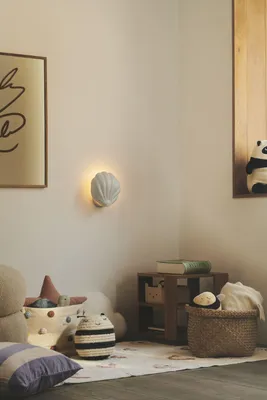 Produktbild von Nordlux Konchi Wandleuchte E14 drehbar Weiss Musche-Designlampe 2312901001