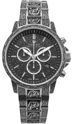 Produktbild von Louis XVI LXVI1720 Herrenuhr Palais Royale inked Chronograph 43mm 10ATM