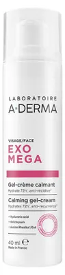 Imagen del producto de Crema calmante en gel para la cara Exomega de A-derma, 40 ml